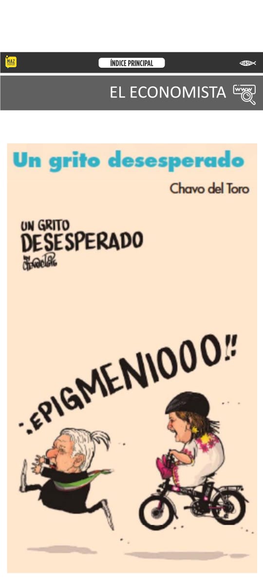 Cartón de Chavo del Toro sobre Xóchitl