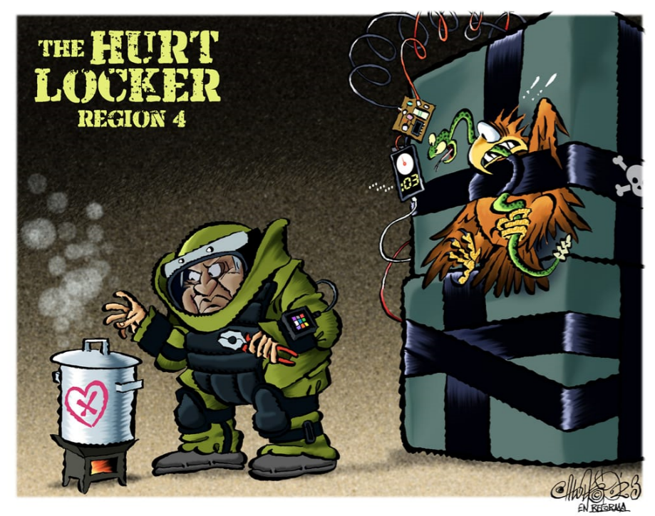 Carton Calderon en Reforma jul 2023