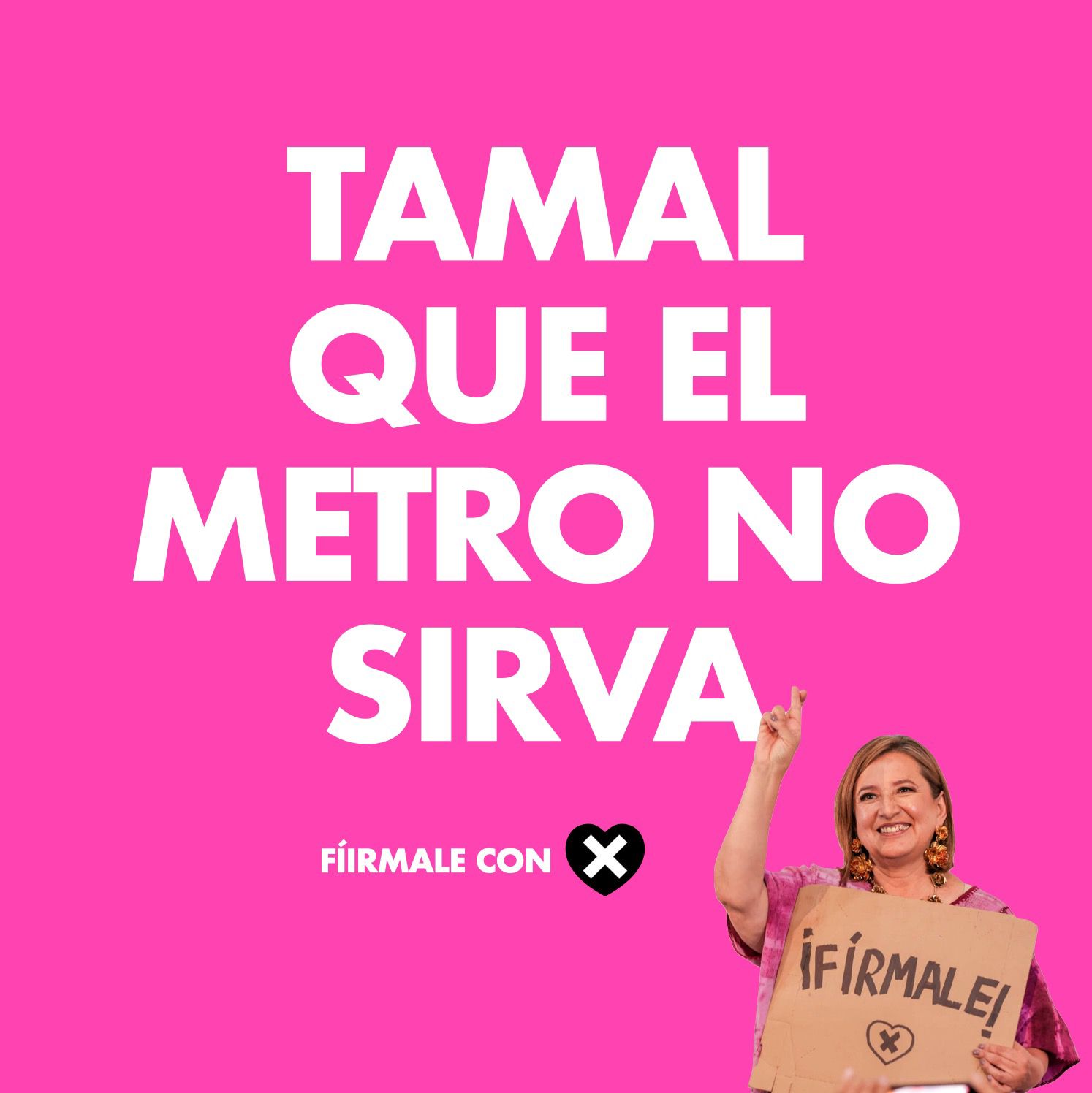 TAMAL que el Metro no sirva